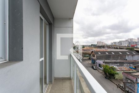 Varanda da Sala  de apartamento para alugar com 2 quartos, 52m² em Itaquera, São Paulo