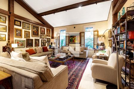 Sala de casa de condomínio à venda com 4 quartos, 290m² em Colinas do Ermitage (Sousas), Campinas
