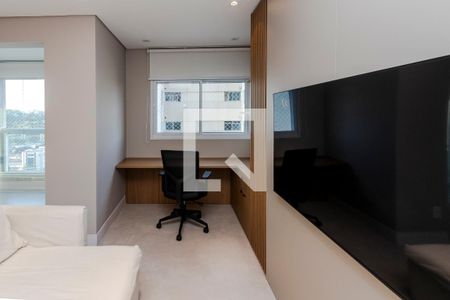 Sala de apartamento para alugar com 1 quarto, 61m² em Chácara Santo Antônio, São Paulo