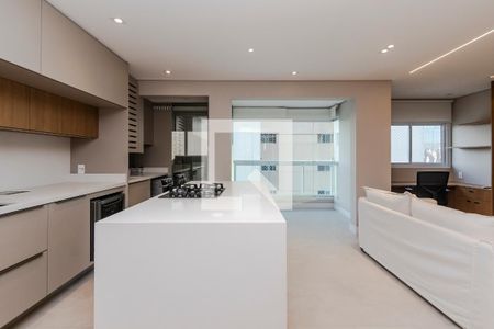 Sala de apartamento para alugar com 1 quarto, 61m² em Chácara Santo Antônio, São Paulo