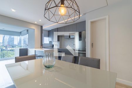 Sala de Jantar de apartamento para alugar com 1 quarto, 56m² em Vila Nova Conceição, São Paulo