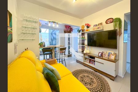 Sala de TVSala de TV de apartamento para alugar com 2 quartos, 78m² em Ingleses do Rio Vermelho, Florianópolis