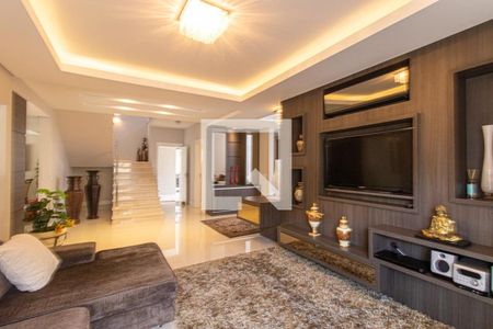 Sala de casa de condomínio à venda com 6 quartos, 430m² em Campo Comprido, Curitiba