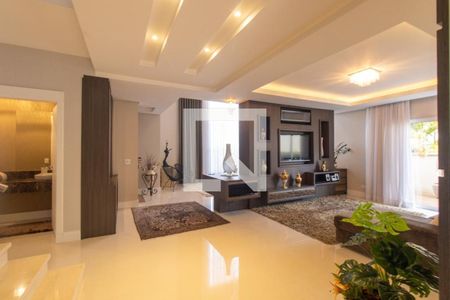 Sala de casa de condomínio à venda com 6 quartos, 430m² em Campo Comprido, Curitiba
