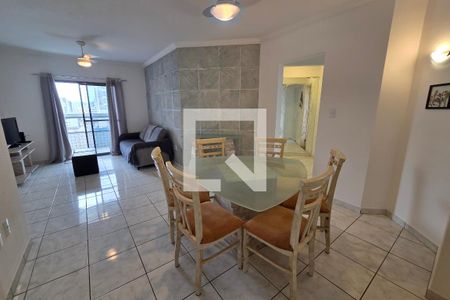 Sala de apartamento para alugar com 3 quartos, 101m² em Aviação, Praia Grande