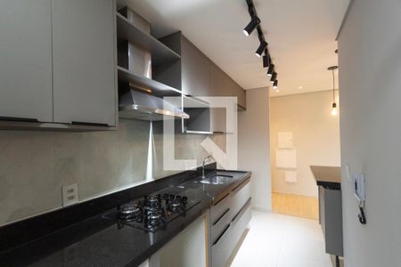Sala - Cozinha de apartamento para alugar com 2 quartos, 56m² em Jardim Sao Carlos, Sorocaba
