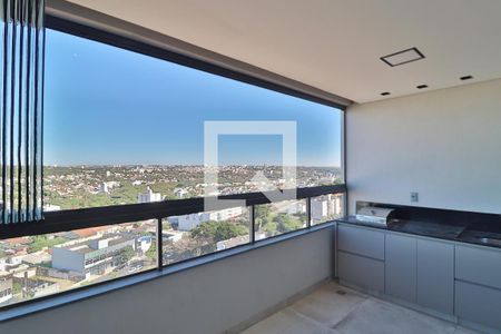 Varanda gourmet de apartamento para alugar com 3 quartos, 100m² em Osvaldo Rezende, Uberlândia