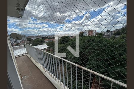 Varanda da Sala de apartamento para alugar com 2 quartos, 86m² em Campinho, Rio de Janeiro