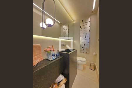 Lavabo  de apartamento à venda com 3 quartos, 102m² em Santo Agostinho, Belo Horizonte