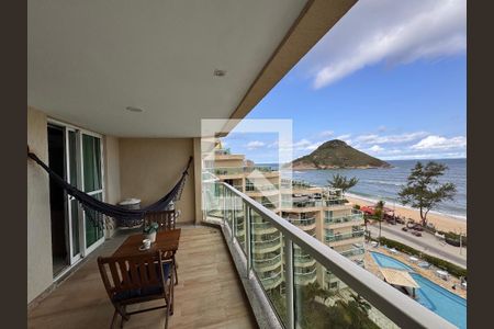 Varanda de apartamento à venda com 1 quarto, 50m² em Recreio dos Bandeirantes, Rio de Janeiro