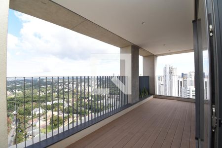 Sacada com Churrasqueira de apartamento à venda com 4 quartos, 406m² em Mossunguê, Curitiba