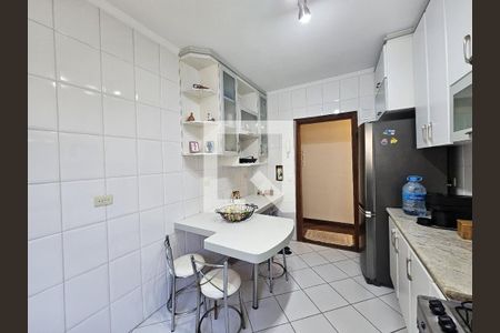 Cozinha de apartamento à venda com 3 quartos, 99m² em Vila Alzira, Santo André