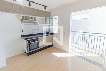 Sala/Cozinha de apartamento para alugar com 1 quarto, 28m² em Brás, São Paulo