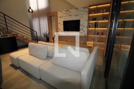 Sala de casa de condomínio para alugar com 5 quartos, 376m² em Condominio Alphaville 2, São José dos Campos