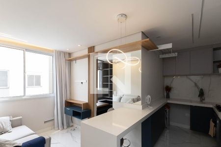 Sala / Cozinha  de apartamento para alugar com 2 quartos, 33m² em Vila Guilherme, São Paulo