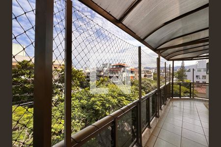 Varanda de apartamento para alugar com 3 quartos, 160m² em Recreio dos Bandeirantes, Rio de Janeiro