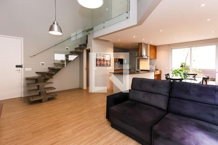 Sala  de apartamento para alugar com 1 quarto, 130m² em Vila Morumbi, São Paulo