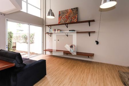 Sala  de apartamento para alugar com 1 quarto, 130m² em Vila Morumbi, São Paulo