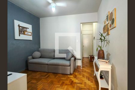 Sala de apartamento para alugar com 1 quarto, 40m² em Tijuca, Rio de Janeiro