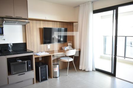 Sala/Cozinha de apartamento à venda com 1 quarto, 47m² em Vila Clementino, São Paulo