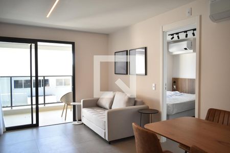 Sala/Cozinha de apartamento à venda com 1 quarto, 47m² em Vila Clementino, São Paulo