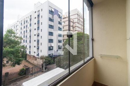 Varanda da Sala de apartamento à venda com 3 quartos, 123m² em Centro Histórico, Porto Alegre
