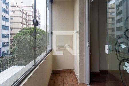 Varanda da Sala de apartamento à venda com 3 quartos, 123m² em Centro Histórico, Porto Alegre