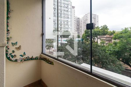 Varanda da Sala de apartamento à venda com 3 quartos, 123m² em Centro Histórico, Porto Alegre