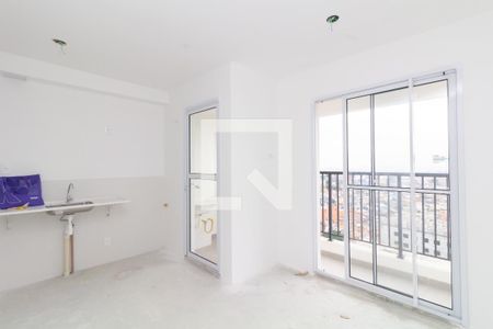 Sala/Cozinha de apartamento à venda com 2 quartos, 38m² em Vila Campanela, São Paulo