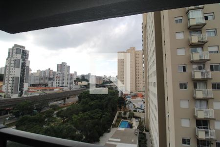 Sala / Cozinha - Varanda de apartamento para alugar com 1 quarto, 25m² em Vila Dom Pedro Ii, São Paulo