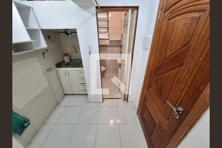 Cozinha  de apartamento à venda com 1 quarto, 23m² em Centro, Rio de Janeiro