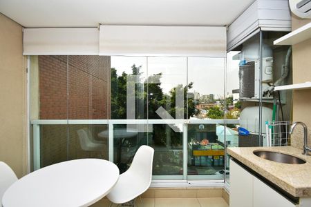 varanda Sala de jantar de apartamento para alugar com 1 quarto, 37m² em Vila Madalena, São Paulo