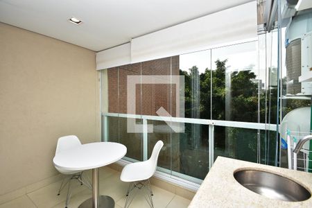 varanda Sala de jantar de apartamento para alugar com 1 quarto, 37m² em Vila Madalena, São Paulo