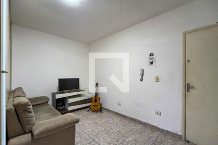 Sala de apartamento para alugar com 1 quarto, 52m² em Canto do Forte, Praia Grande