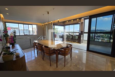 Sala de jantar de apartamento à venda com 4 quartos, 284m² em Liberdade, Belo Horizonte