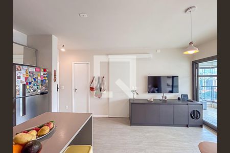 Sala de apartamento à venda com 1 quarto, 51m² em Barra Funda, São Paulo