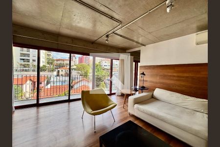 Sala de apartamento à venda com 1 quarto, 95m² em Jardim das Bandeiras, São Paulo