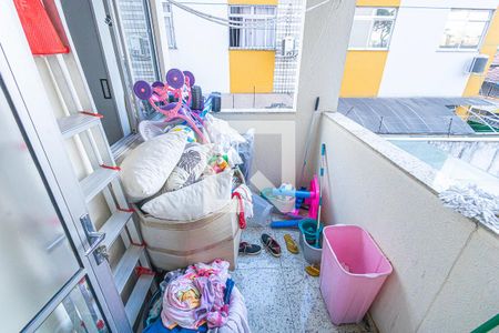 Varanda de apartamento à venda com 2 quartos, 56m² em Itamarati, Belo Horizonte