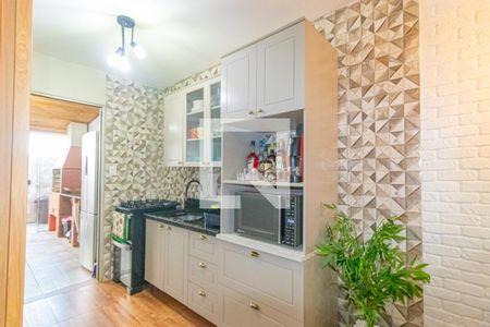 Cozinha de casa de condomínio à venda com 2 quartos, 45m² em Rio Branco, Canoas