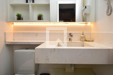 banheiro de kitnet/studio à venda com 1 quarto, 27m² em Jardim Paulistano, São Paulo