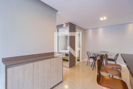 Sala de Jantar de apartamento para alugar com 1 quarto, 54m² em Vila Regente Feijó, São Paulo