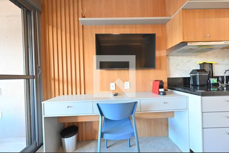 Sala/Quarto de kitnet/studio para alugar com 1 quarto, 32m² em Vila Clementino, São Paulo