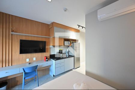 Sala/Quarto de kitnet/studio para alugar com 1 quarto, 32m² em Vila Clementino, São Paulo