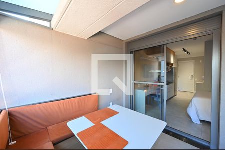 Varanda de kitnet/studio para alugar com 1 quarto, 32m² em Vila Clementino, São Paulo