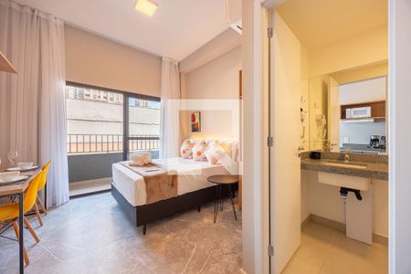 Sala / Quarto de apartamento para alugar com 1 quarto, 24m² em Perdizes, São Paulo
