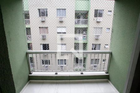 Varanda da Sala de apartamento à venda com 3 quartos, 66m² em Taquara, Rio de Janeiro