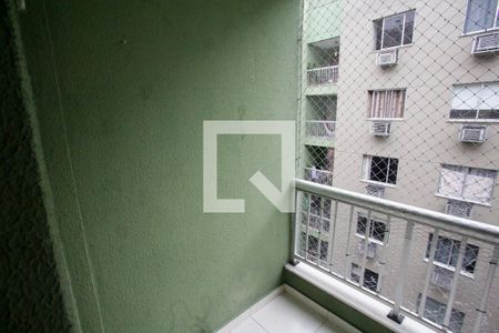 Varanda da Sala de apartamento à venda com 3 quartos, 66m² em Taquara, Rio de Janeiro
