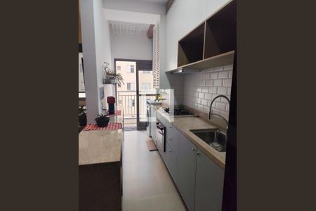 Cozinha de apartamento para alugar com 2 quartos, 55m² em Santo Amaro, São Paulo