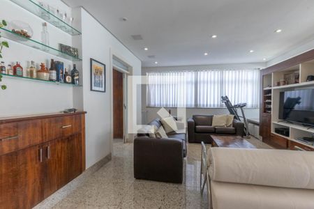 Sala de apartamento à venda com 4 quartos, 290m² em Sion, Belo Horizonte