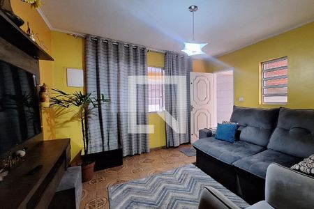Sala de casa à venda com 3 quartos, 249m² em Condomínio Maracanã, Santo André